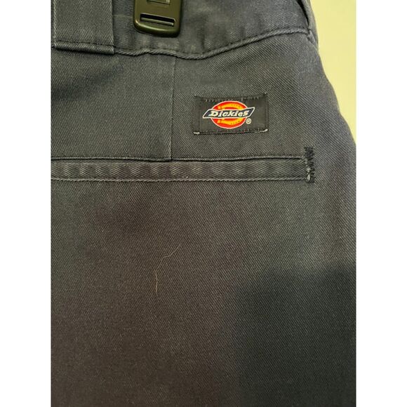 Dickies Genuine 874 Original Canvas Navy Blue Workwear Work Pants 38" x 32" - Picture 4 of 5